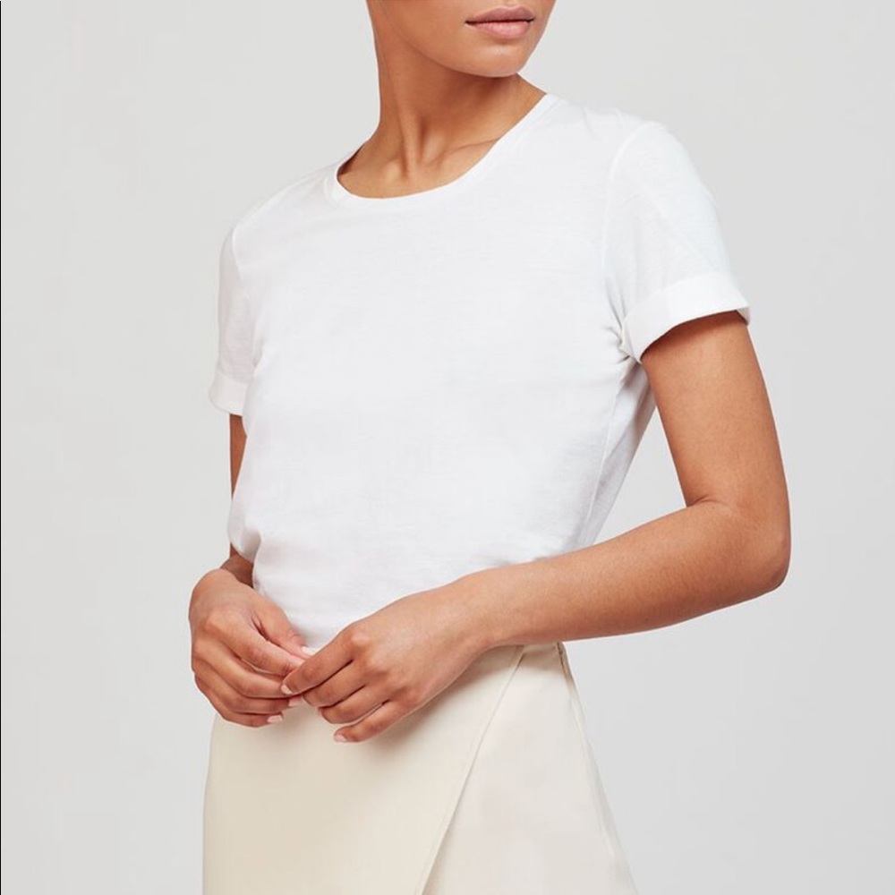 Cuyana | Classic Crewneck T-shirt in White (1 of 2)